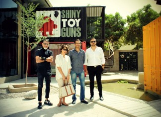 Shaan’s Mission-5 out of “Shiny Toy Guns’s” banner