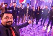 Is Fawad Khan the new Maula Jutt? Ahmed Ali Butt accidentally gives a slip at Pepsi’s World Cup Kit Launch Event.