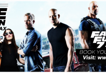 Furious 7 to not race on Atrium and Centaurus Cinemas (Details to know)