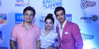 Karachi Se Lahore had its glamorous premiere in Lahore.