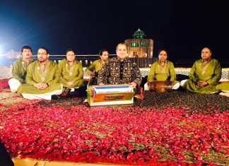 Behind the scene pics from the set of ‘Balu Mahi’, feat. Rahat Fateh Ali Khan