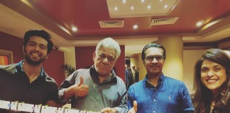 ‘Fahad Mustafa is not less talented than Khans of Bollywood’, says Om Puri during promotion of ‘Actor in Law’