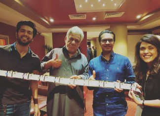 ‘Fahad Mustafa is not less talented than Khans of Bollywood’, says Om Puri during promotion of ‘Actor in Law’
