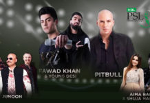Pitbull, Fawad Khan, and Junoon to share stage on PSL 4 opening ceremony Pitbull Fawad Khan Junoon Boney M PSL 4