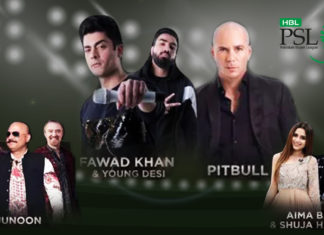 Pitbull, Fawad Khan, and Junoon to share stage on PSL 4 opening ceremony Pitbull Fawad Khan Junoon Boney M PSL 4