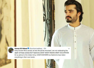 Leave Kashmir: Hamza Abbasi to Indian forces after Pulwama Attack