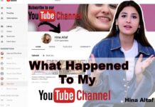 Whatever happened to Hina Altaf’s YouTube channel?