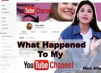 Whatever happened to Hina Altaf’s YouTube channel?