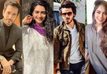 Wahaj Ali, Hajra Yamin, Ahsan Khan and Neelam Munir: Stars Kickstart New Film Projects ahsan khan neelam munir wahaj ali hajra yamin