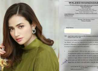 Sana Javed Responds To Allegations Of Misbehavior With A Legal Notice